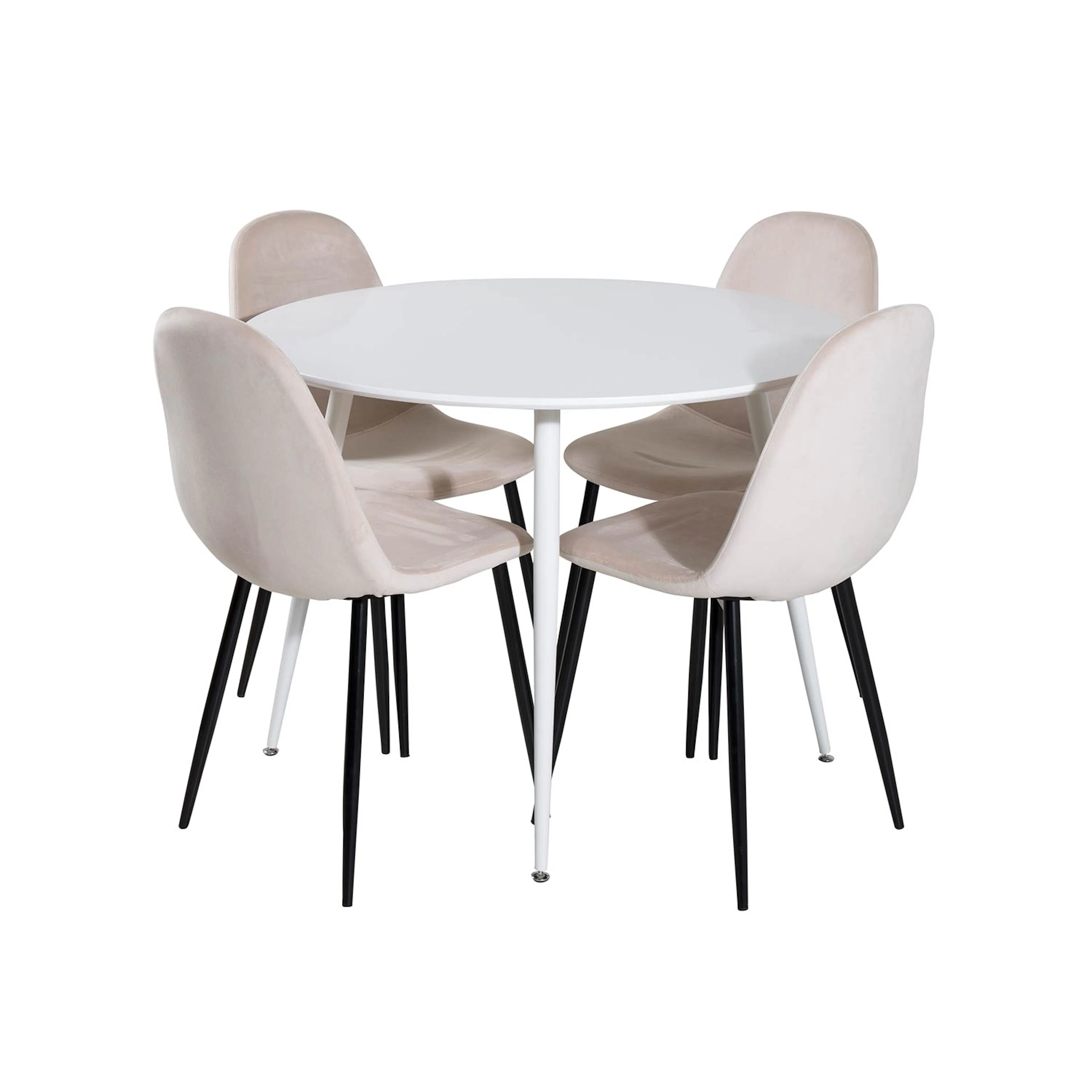 Hvit/Beige/Svart
