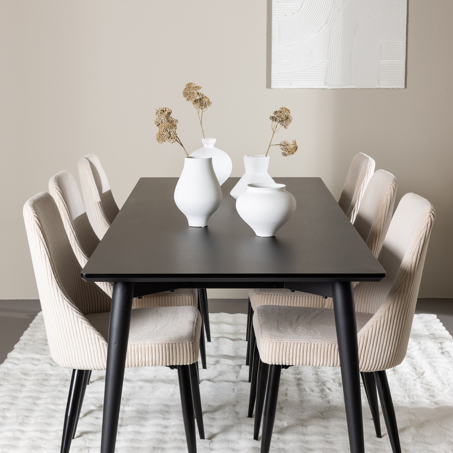 Sort/Beige