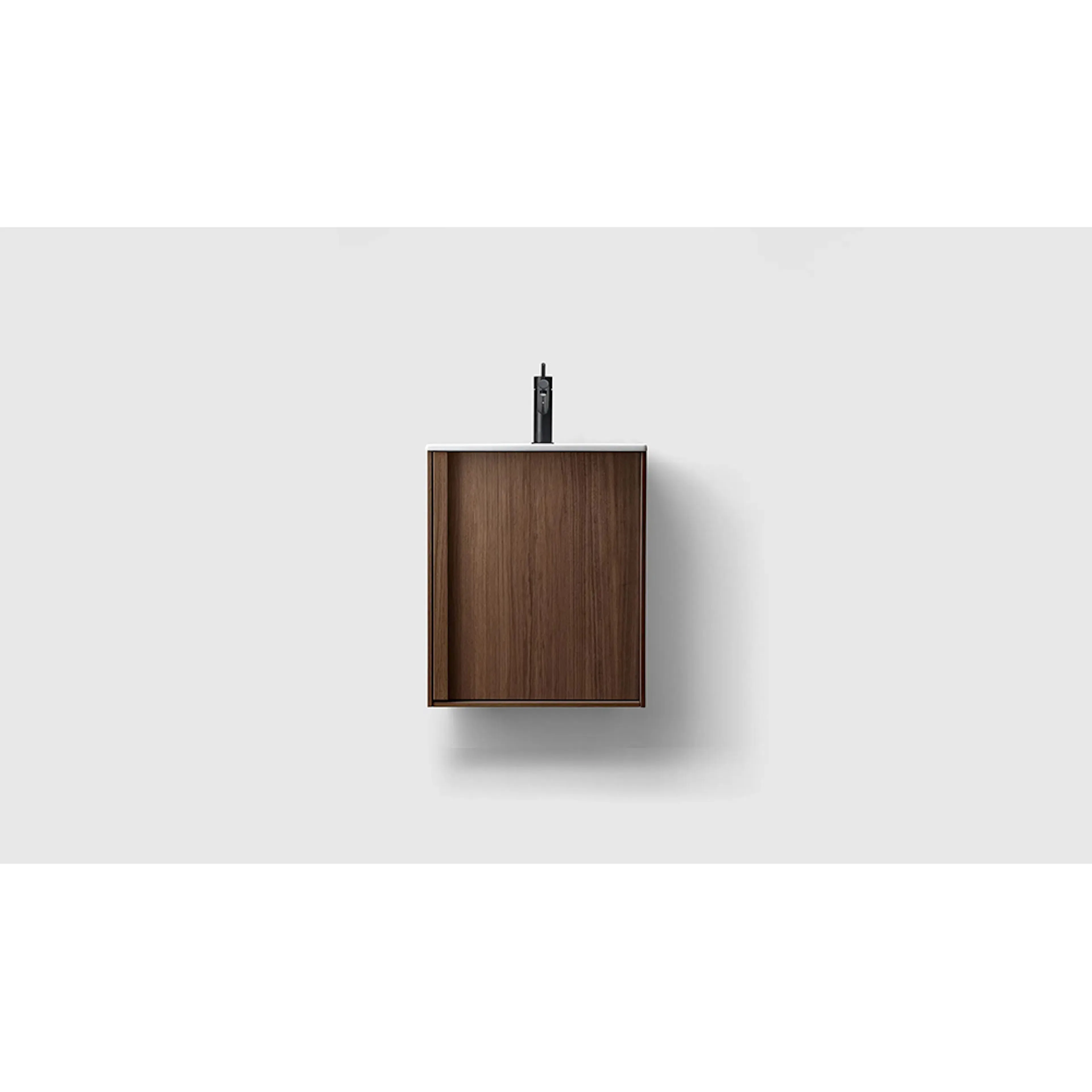 Haven H2/50s - Dark Wood Hö - Porcelain Dark Wood med Porslinshandfat, Högerhängd