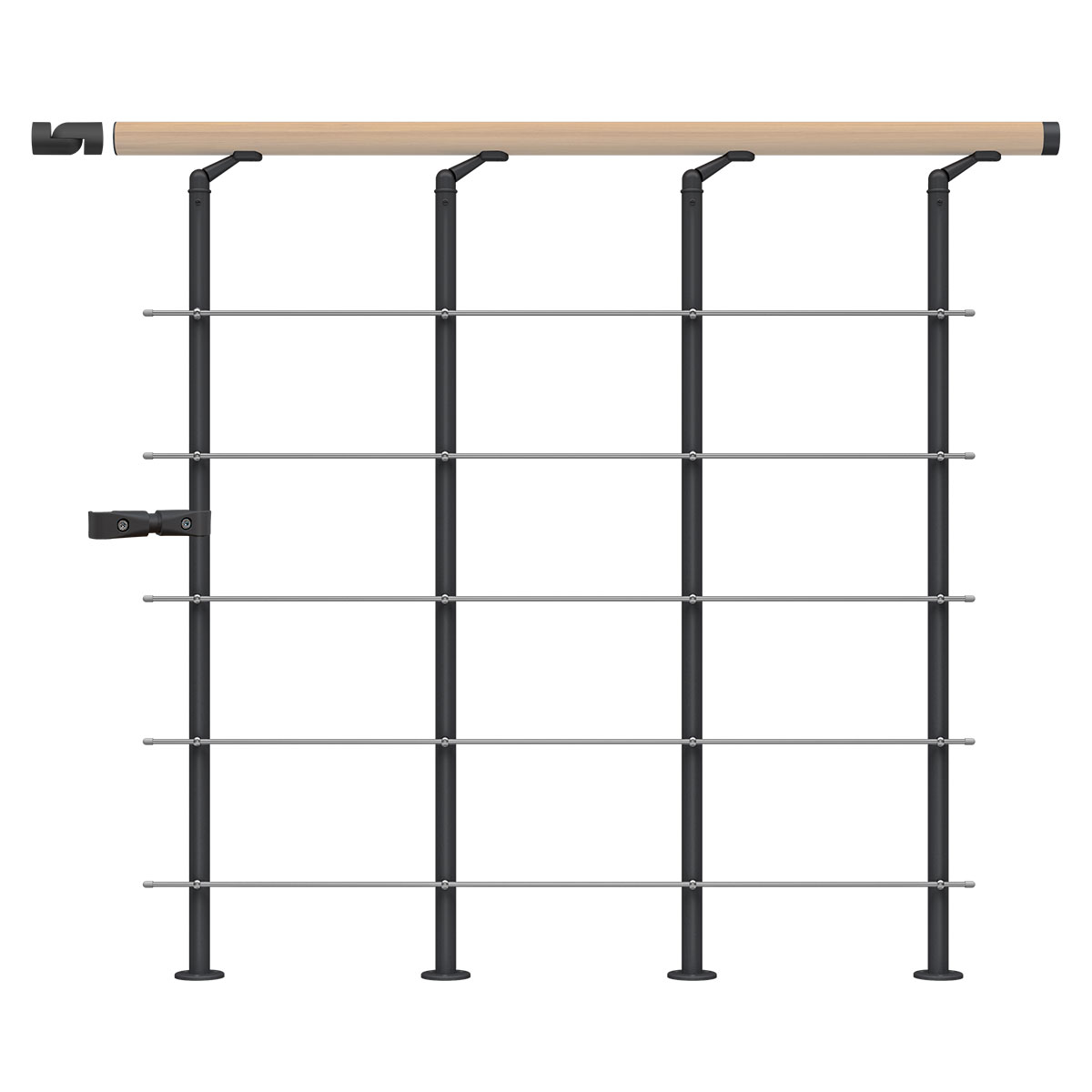 Rekkverk Dolle Style6 Eik Hvitoljet Startpakke