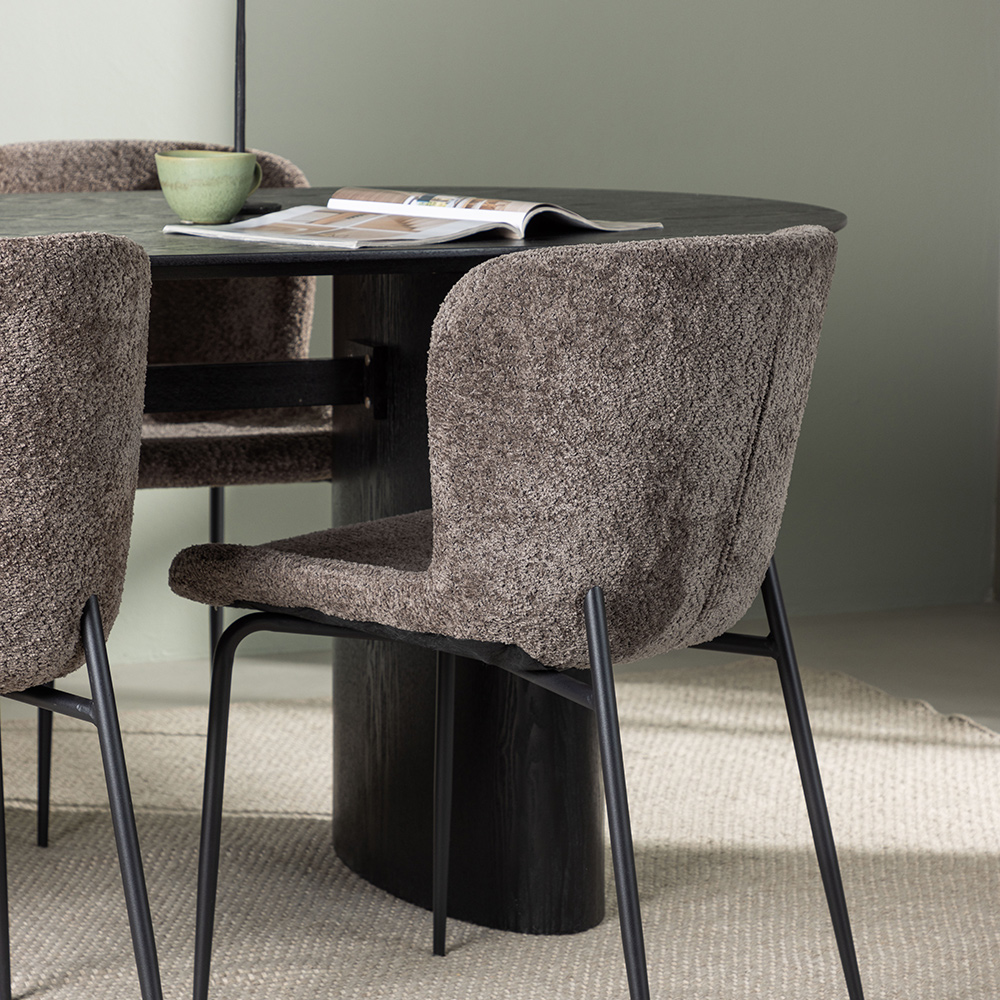 Spisegruppe Venture Home Isolde med 4 stk Modesto Stoler
