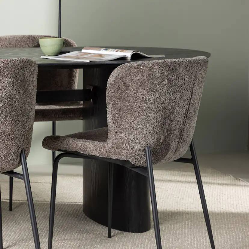 Spisegruppe Venture Home Isolde med 4 stk Modesto Stoler