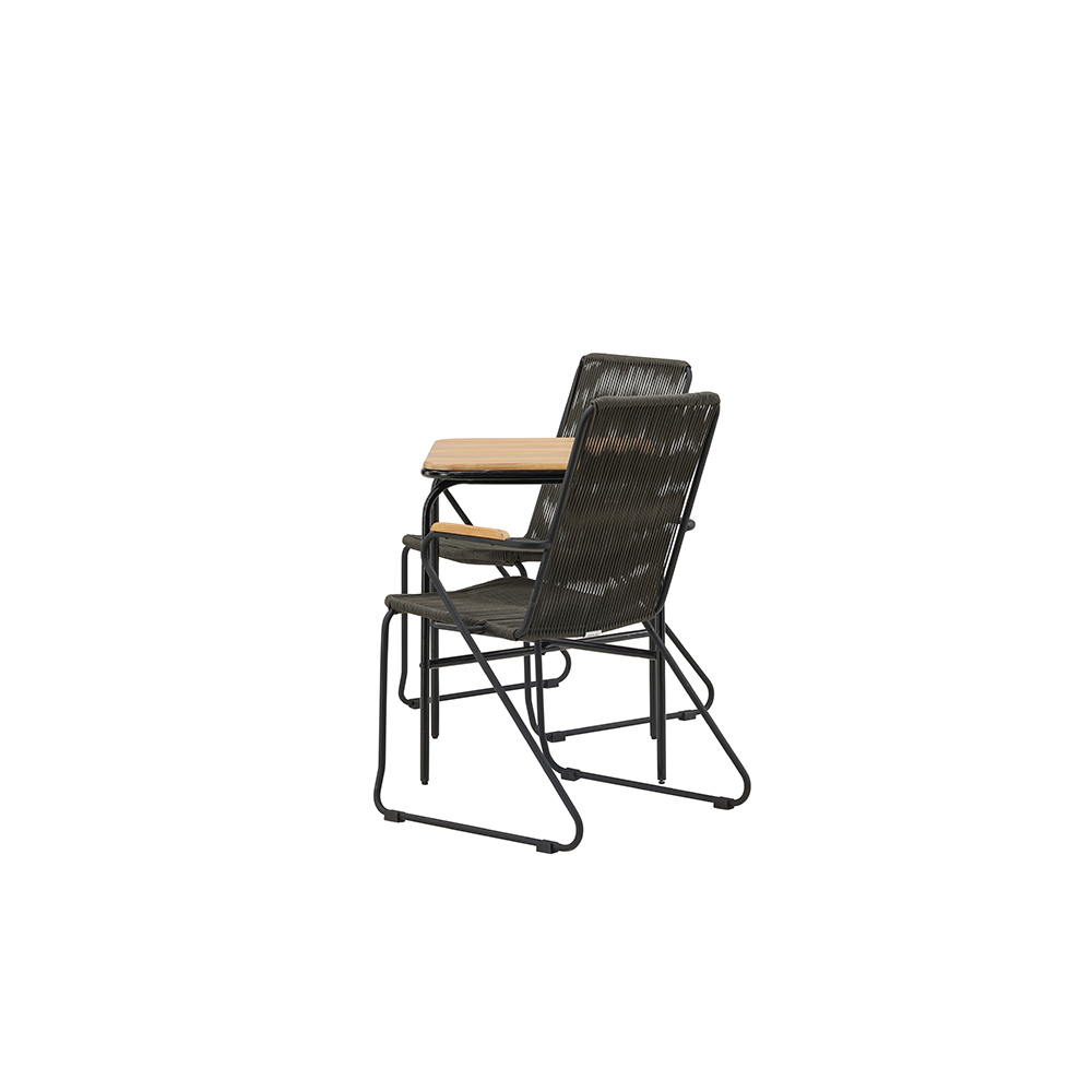 Cafégruppe Venture Home Holmbeck Bord med 2 Bois Stoler