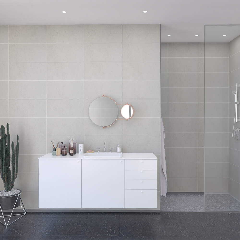 Baderomspanel Fibo 2145-LM6030 Grey Cement