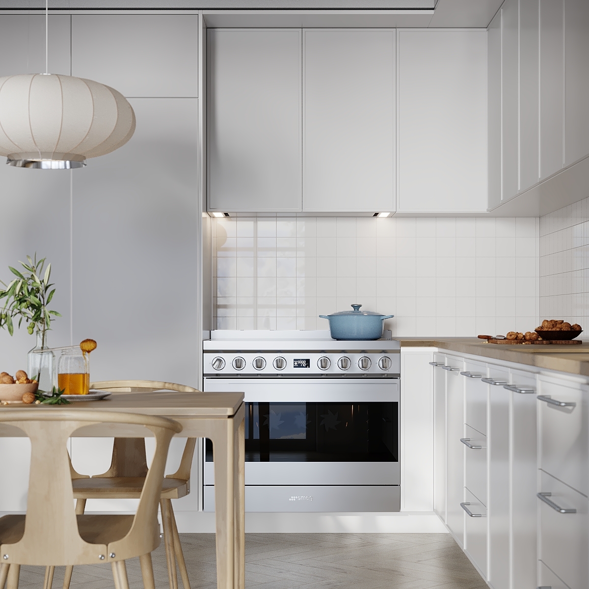 Kitchen Board Fibo 3091-KM1010 Denver White