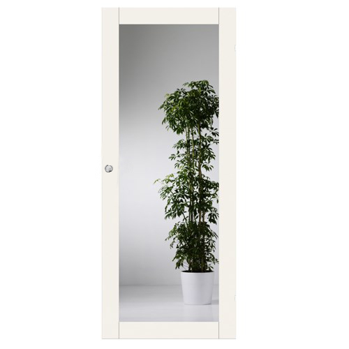 BxH: 82,5x204 cm, Hvit