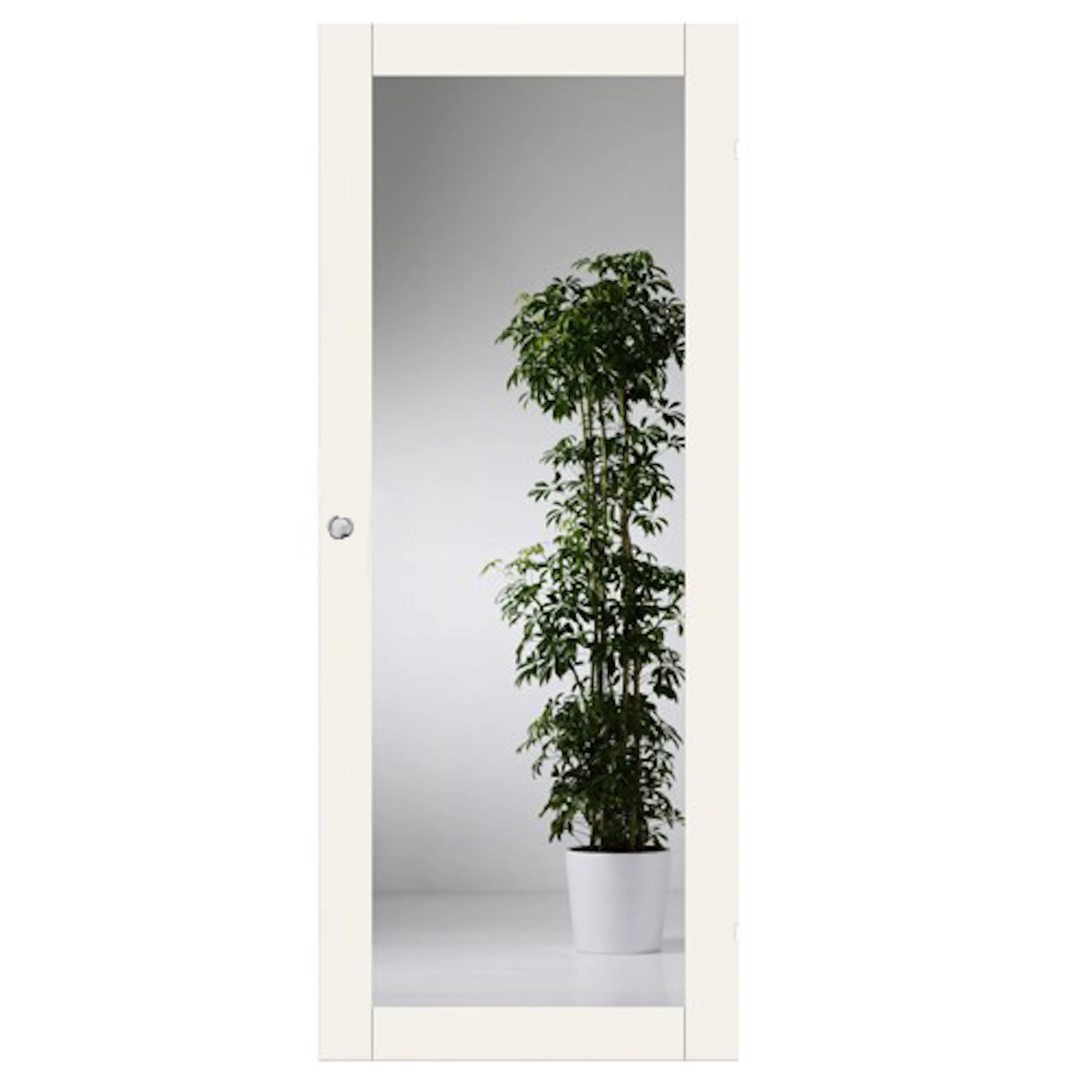 BxH: 82,5x204 cm, Hvit
