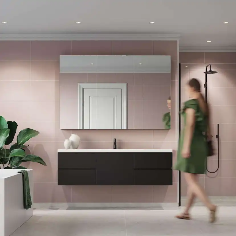 Baderomspanel Fibo 5218-M6030 Dusky Pink