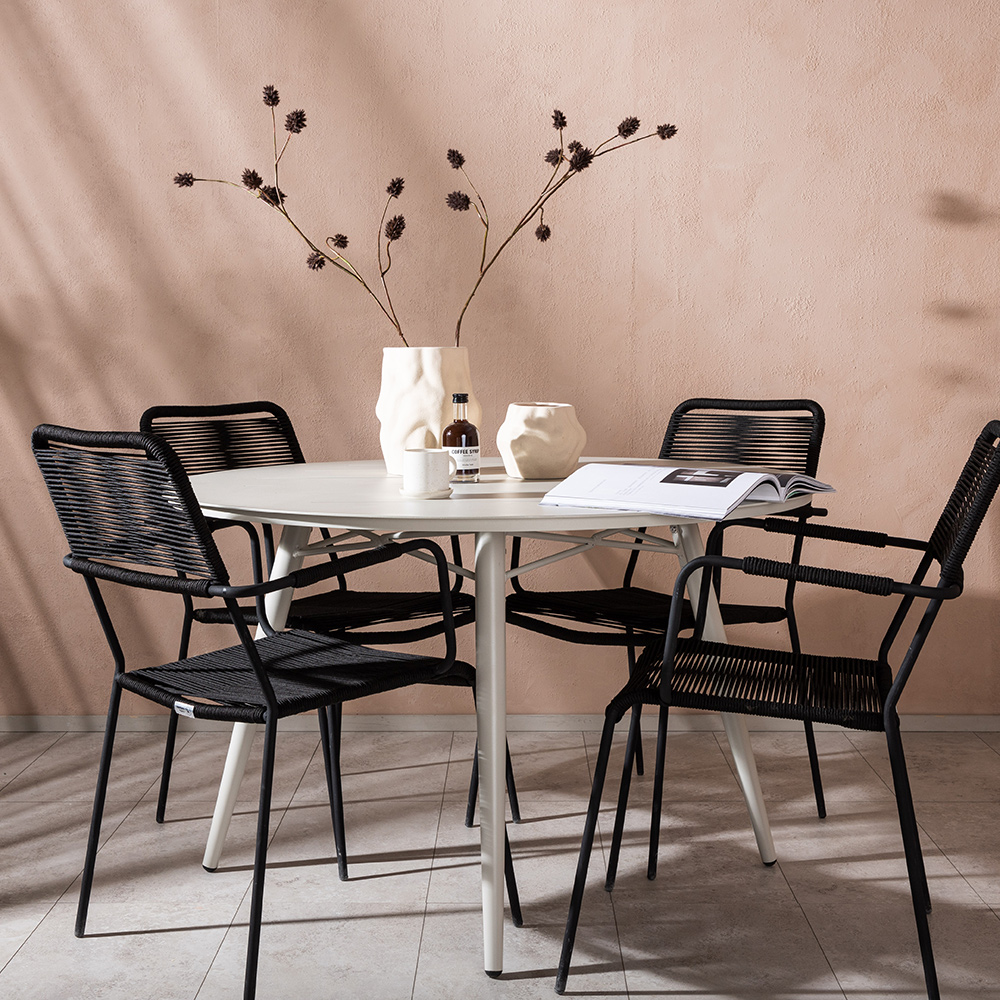 Spisegruppe Venture Home Lina med 4 Lindos Stoler