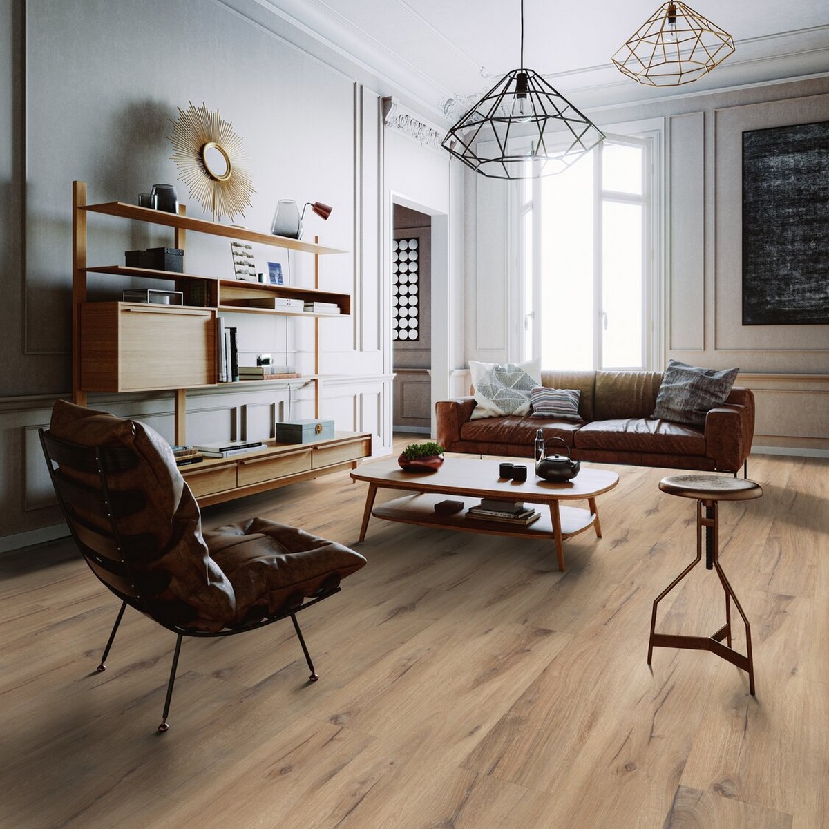 Vinylgulv Gerflor Virtuo 55 Rigid Acoustic Daintree Honey