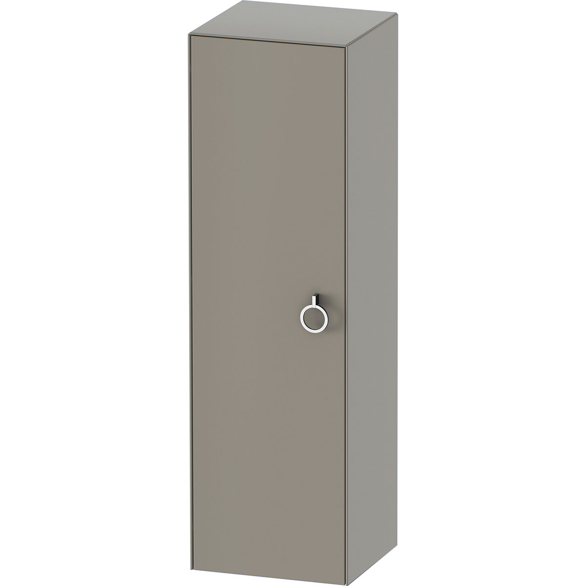 Halvhögt Stengrå Satin matt 400x360mm Färg: Stengrå, Yta: Satin Matt, Hägning: Vänster