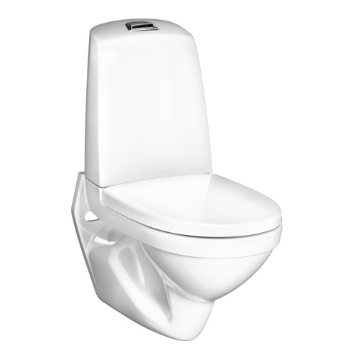 Vägghängd Toalettstol Gustavsberg Nautic 1522 Hygienic Flush | badrum - toalettstol - vagghangd-toalett | KakelKungen