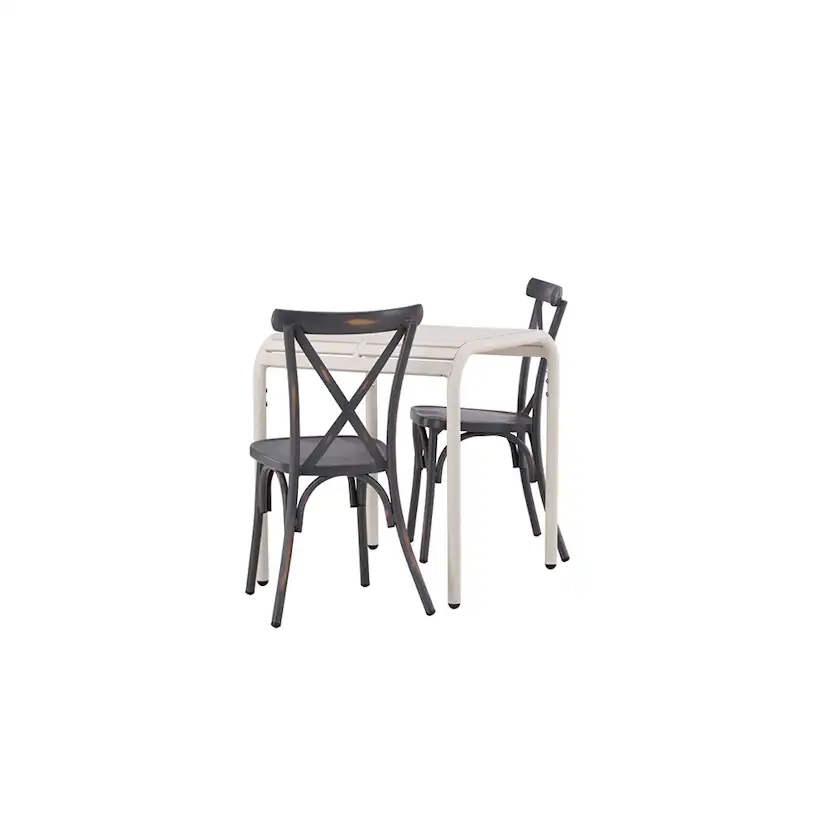 Cafégruppe Venture Home Borneo Bord med 2 Tablas Stoler