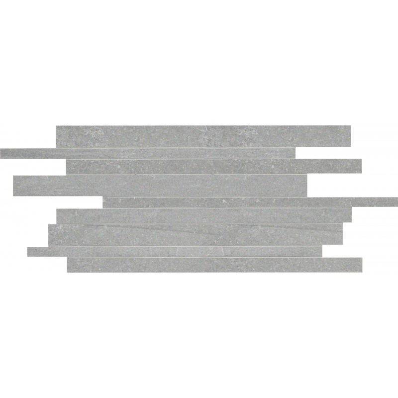 Mosaikk Ceramiche Keope Back Sølv Grå Strips 30x60 cm