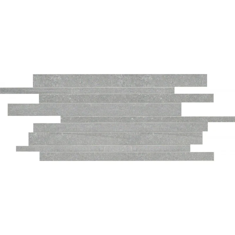 Mosaikk Ceramiche Keope Back Sølv Grå Strips 30x60 cm