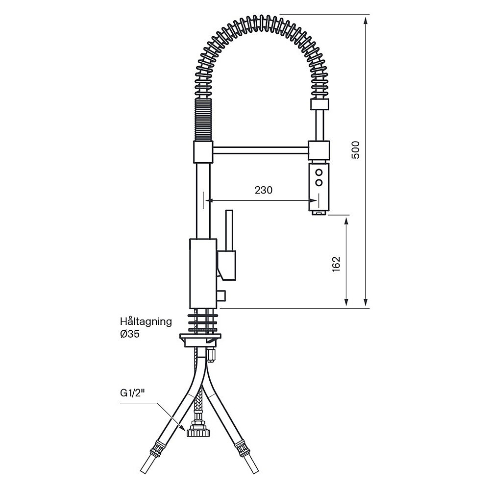 Kjøkkenbatteri Tapwell EVO 186