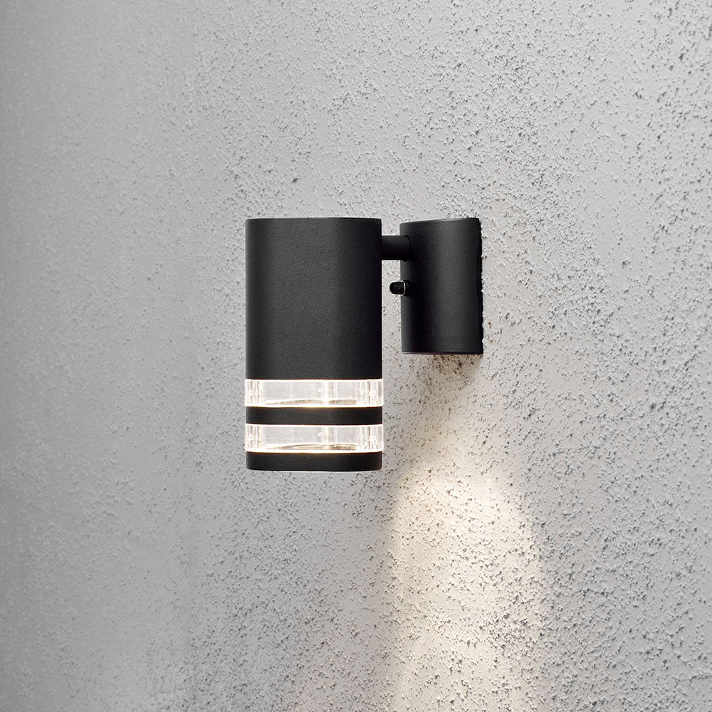 Vegglampe Gnosjö Konstsmide Modena Ned GU10 Transparent