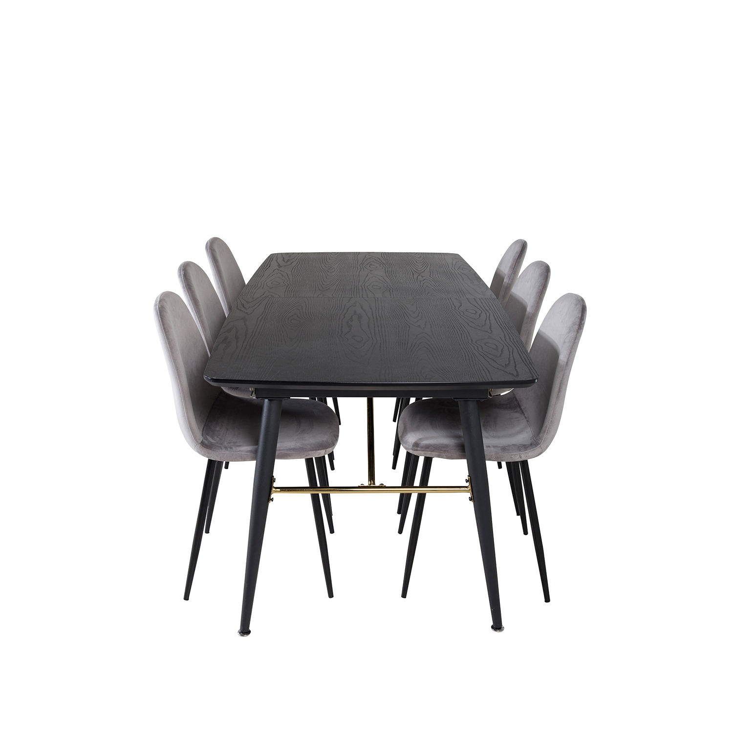Spisegruppe Venture Home Gold med 6 Polar Stoler
