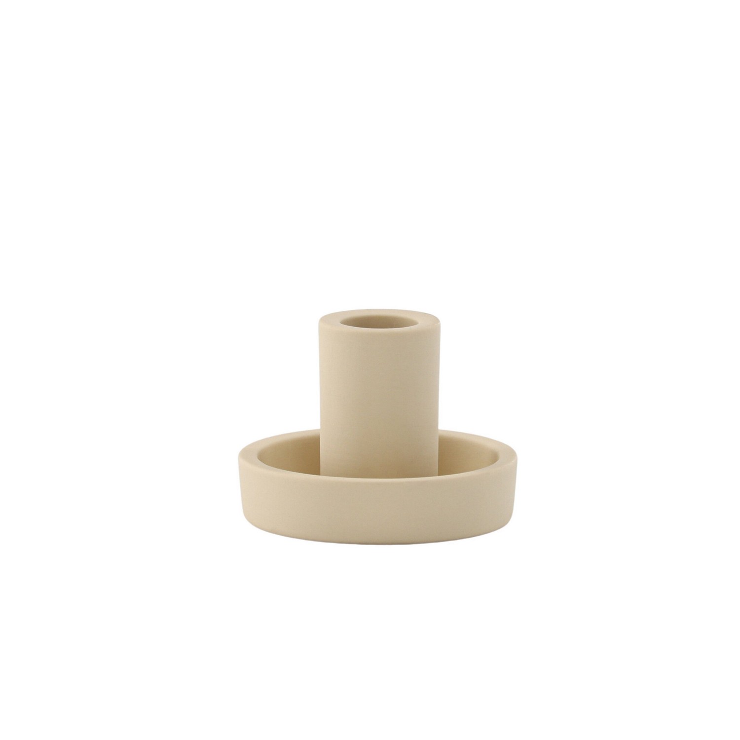 Ceco Candlestick - Beige - W11*H6cm Beige