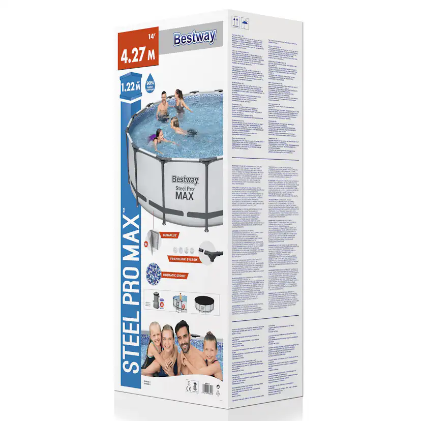 Svømmebassengpakke Bestway Steel Pro Max Ø4,27M