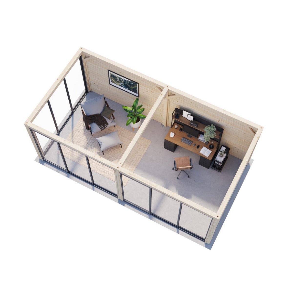 Hagestue Palmako Bianca 16,6 m2 Sett 202 Slide