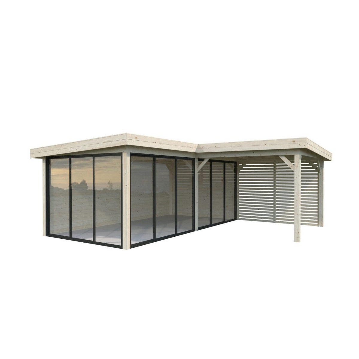 Hagestue Palmako Lenna 24,9 m2 Set 414 Slide