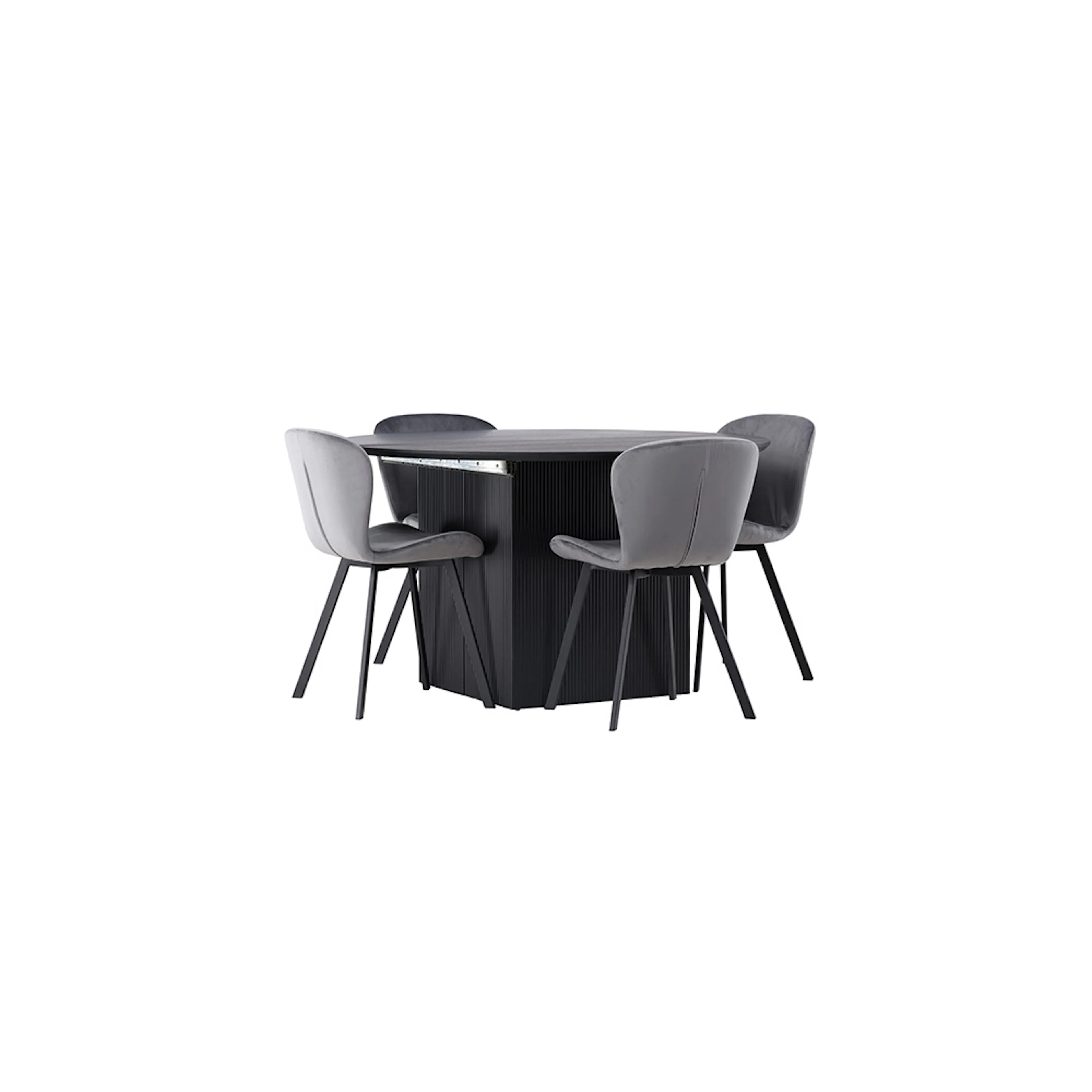 Spisegruppe Venture Home Matilda med 4 Lilja Stoler