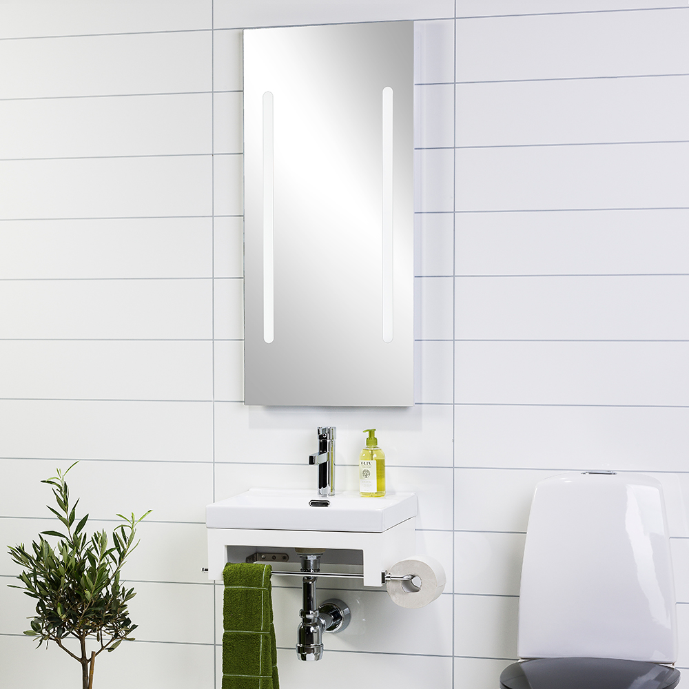 Møbelpakke Noro Touch med Sky Speil Matt Hvit