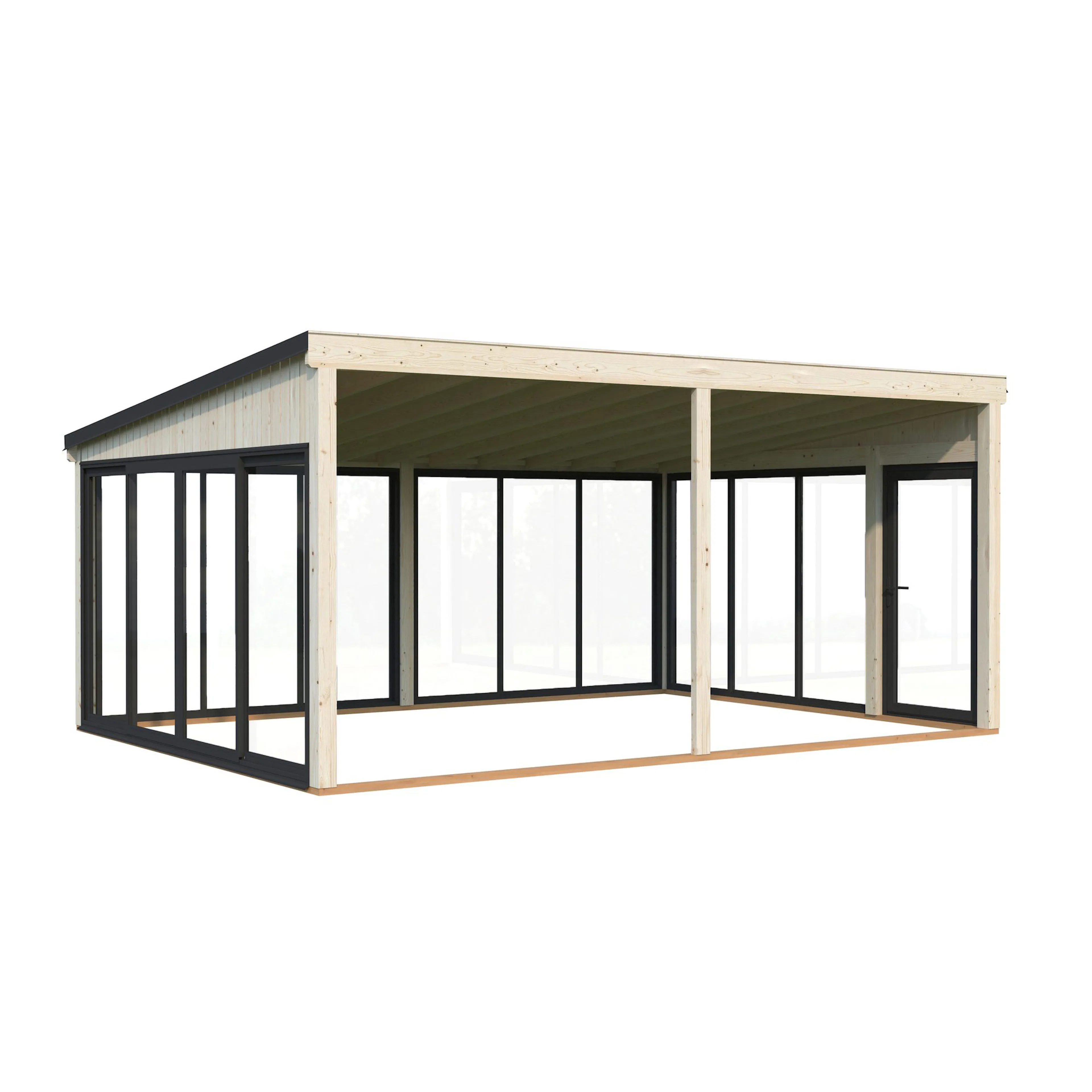 Hagestue Palmako Serena 13,4 m² Set 2 Slide Plus (inv. 12,6 m²)