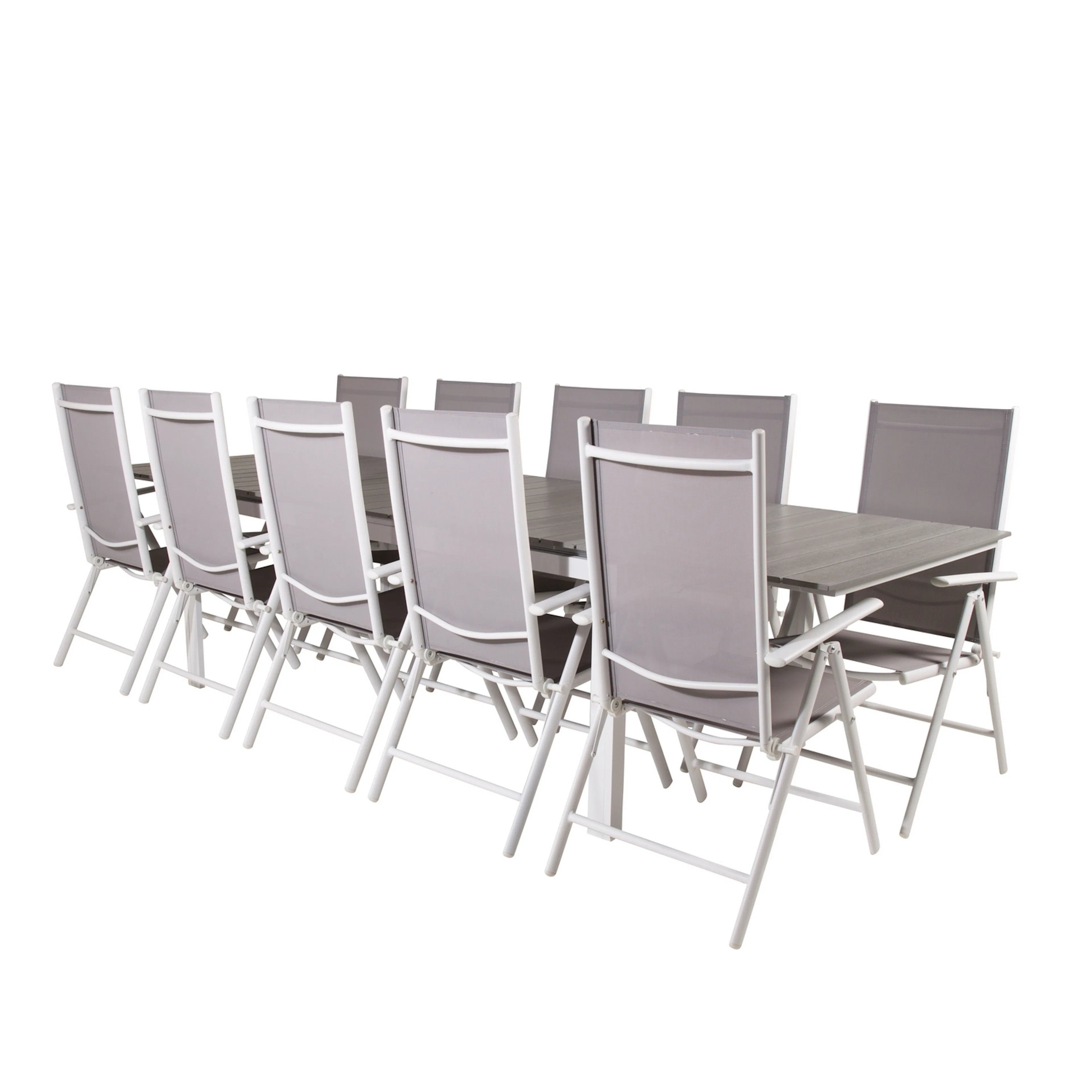Spisegruppe Venture Home Lova 224/324 med 10 Bront Stoler