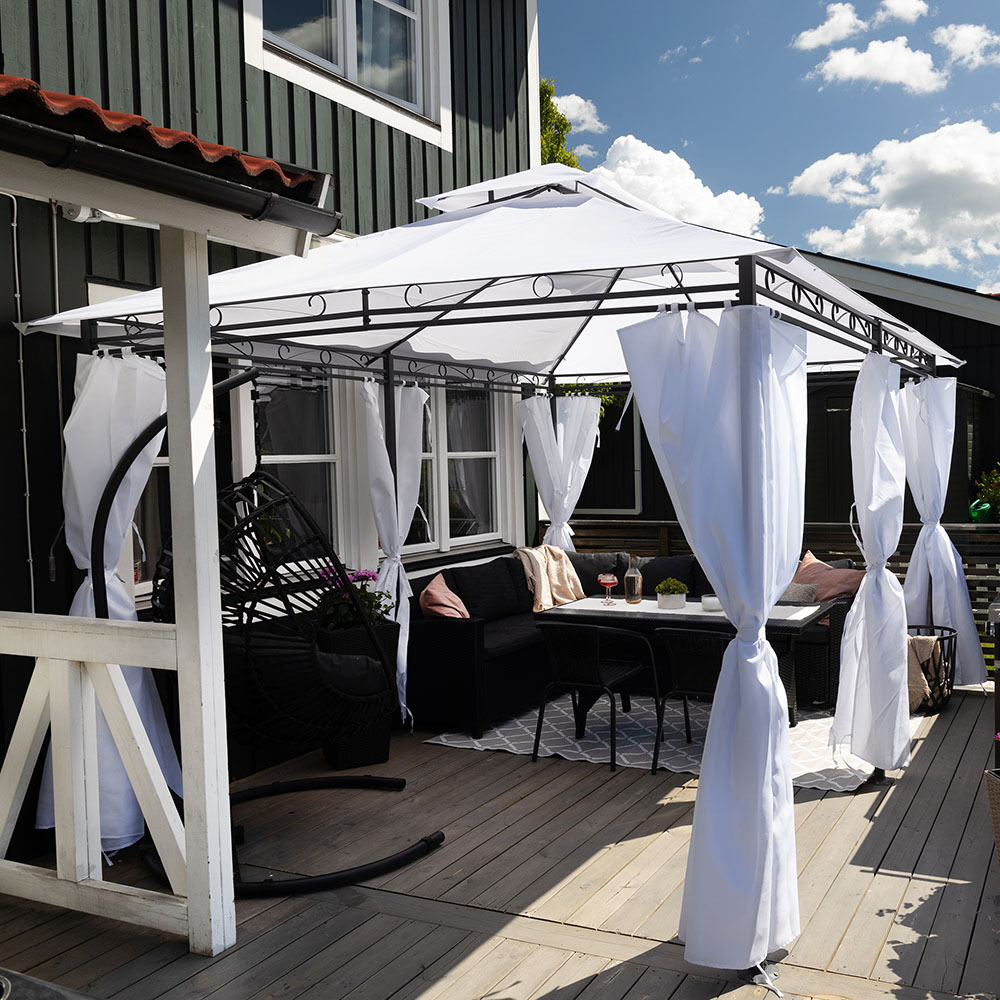 Paviljong Metalcraft med Vegger 3x4 m