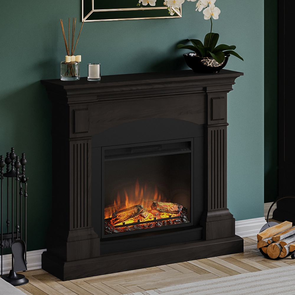TAGU MAGNA FIREPLACE MANTEL IN ESPRESSO WENGE Wenge