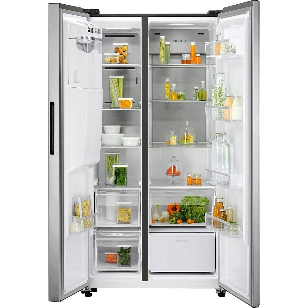 Kjøl og Frys Electrolux Side by Side EAI6HD57U0 Rustfri med Is- og Vanndispenser