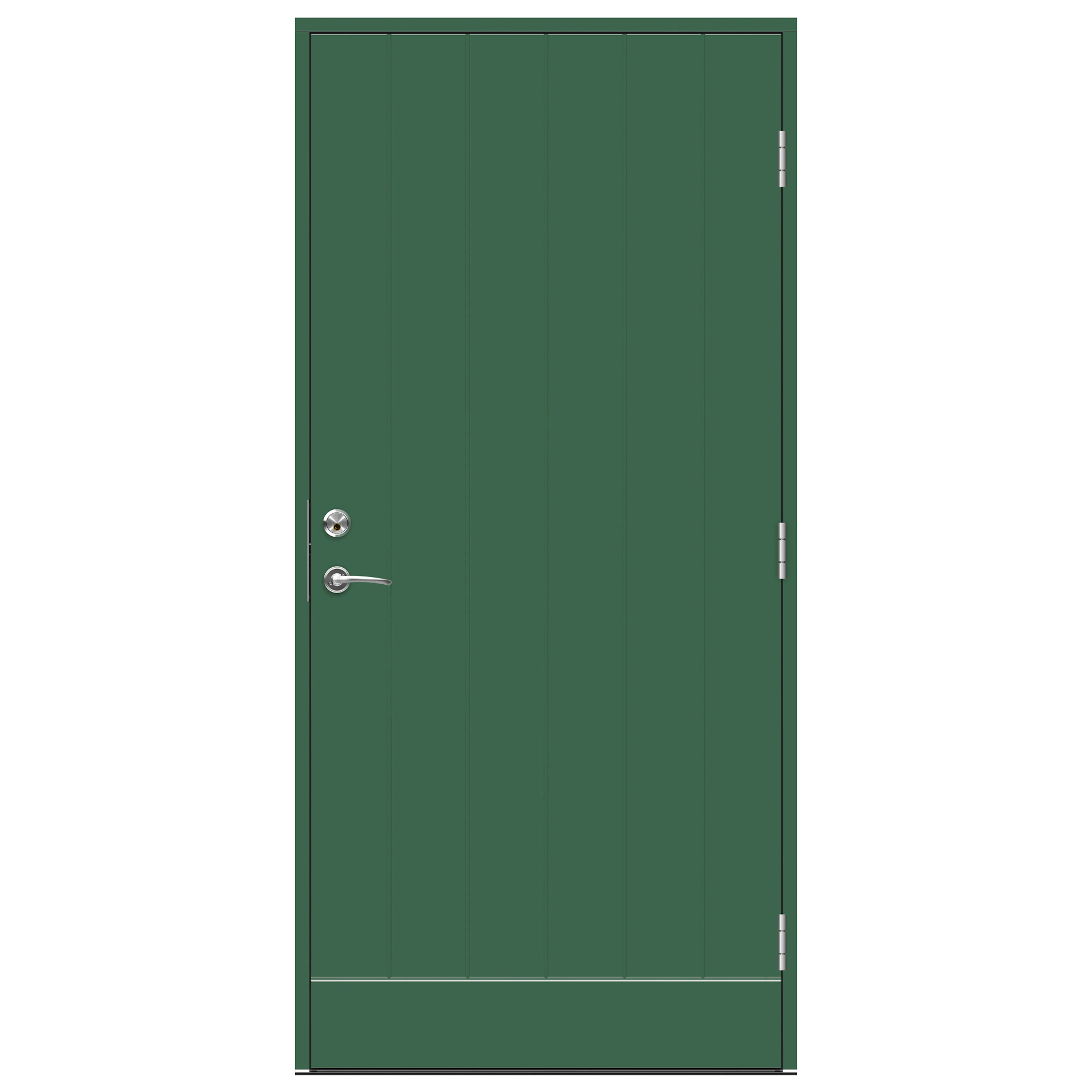 YD Advance-Line Nordic Visby 9x20-S-6020-G10Y, H BxH: 90x200 cm, Høyrehengt NCS-S-6020-G10Y