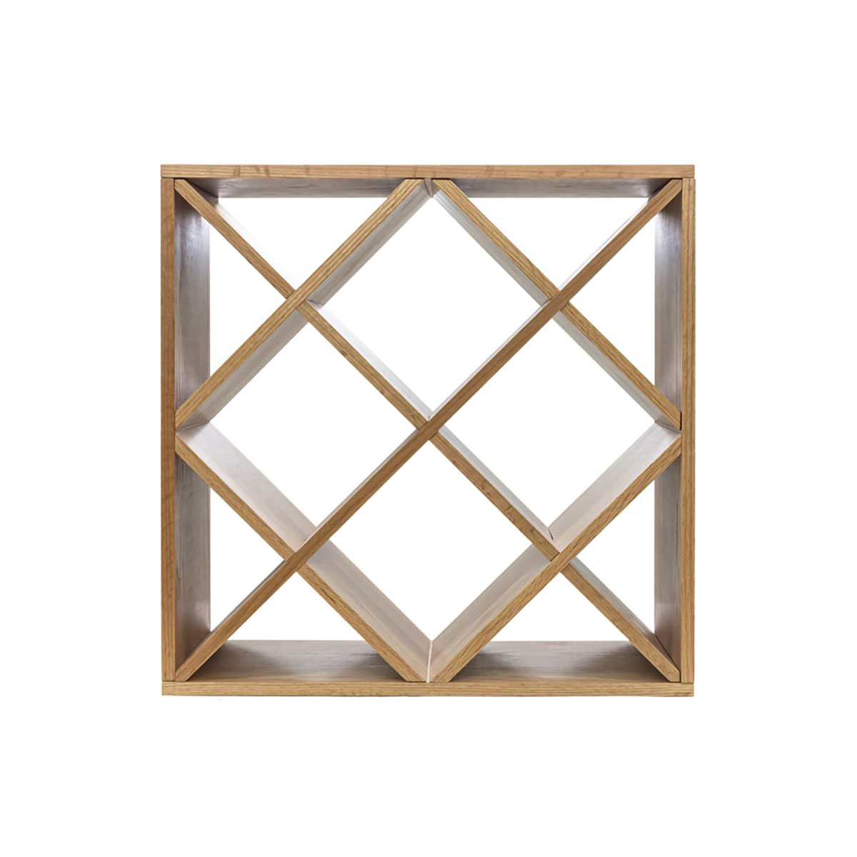 Vinstativ mQuvée Eik 28 Flasker 60x60x30 cm