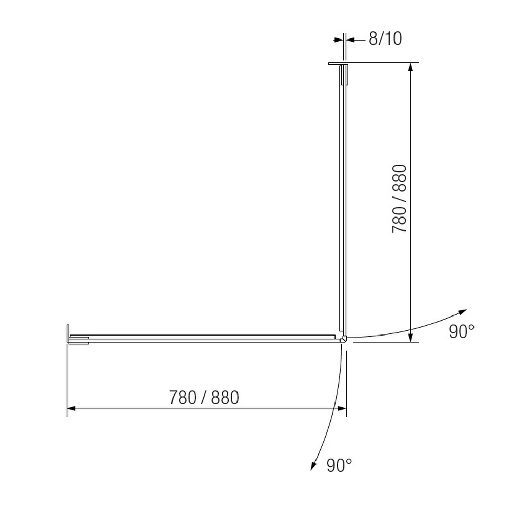 Duschhörn Alterna Luxor