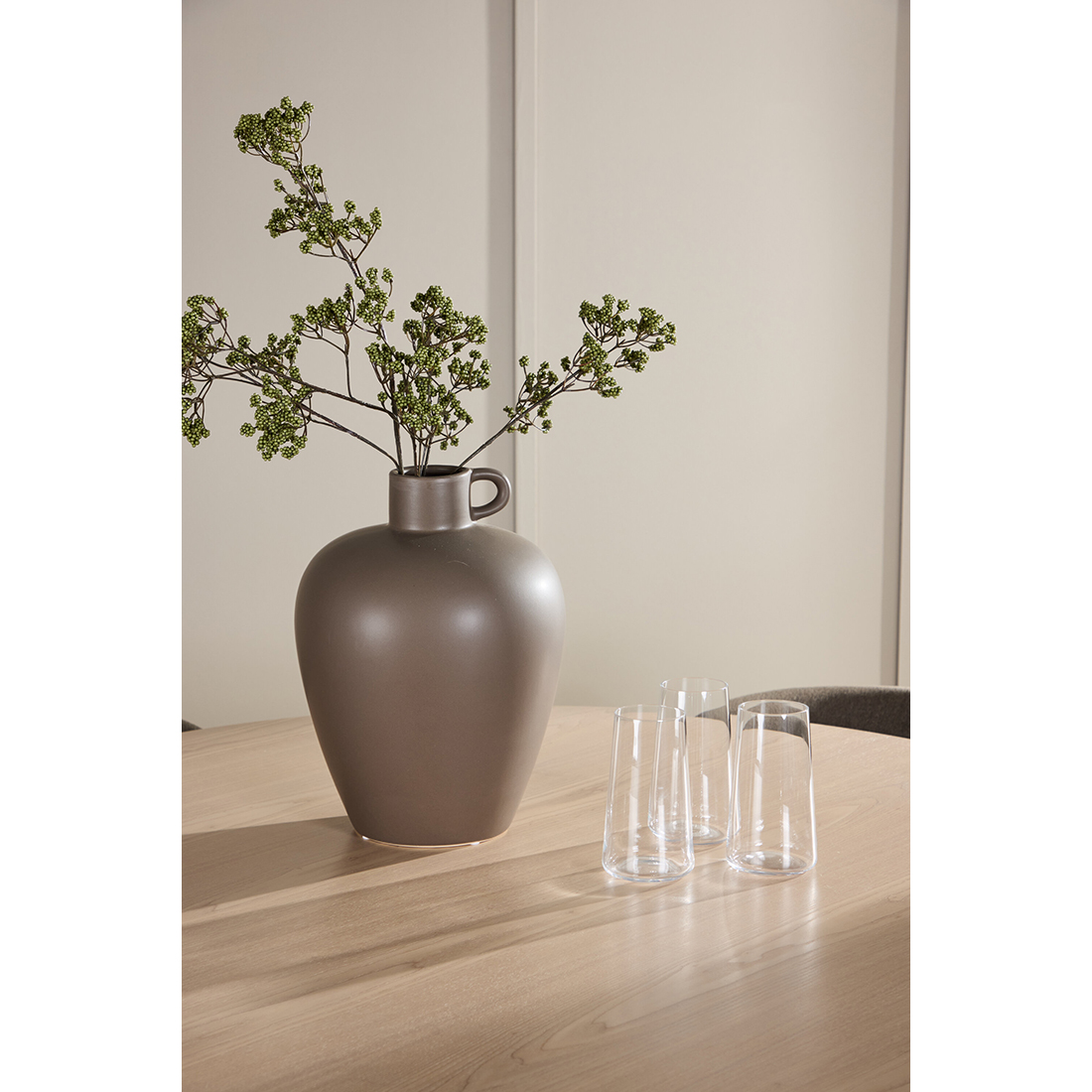Spisegruppe Venture Home Flora Ø120 cm med 4st Edina Spisestoler