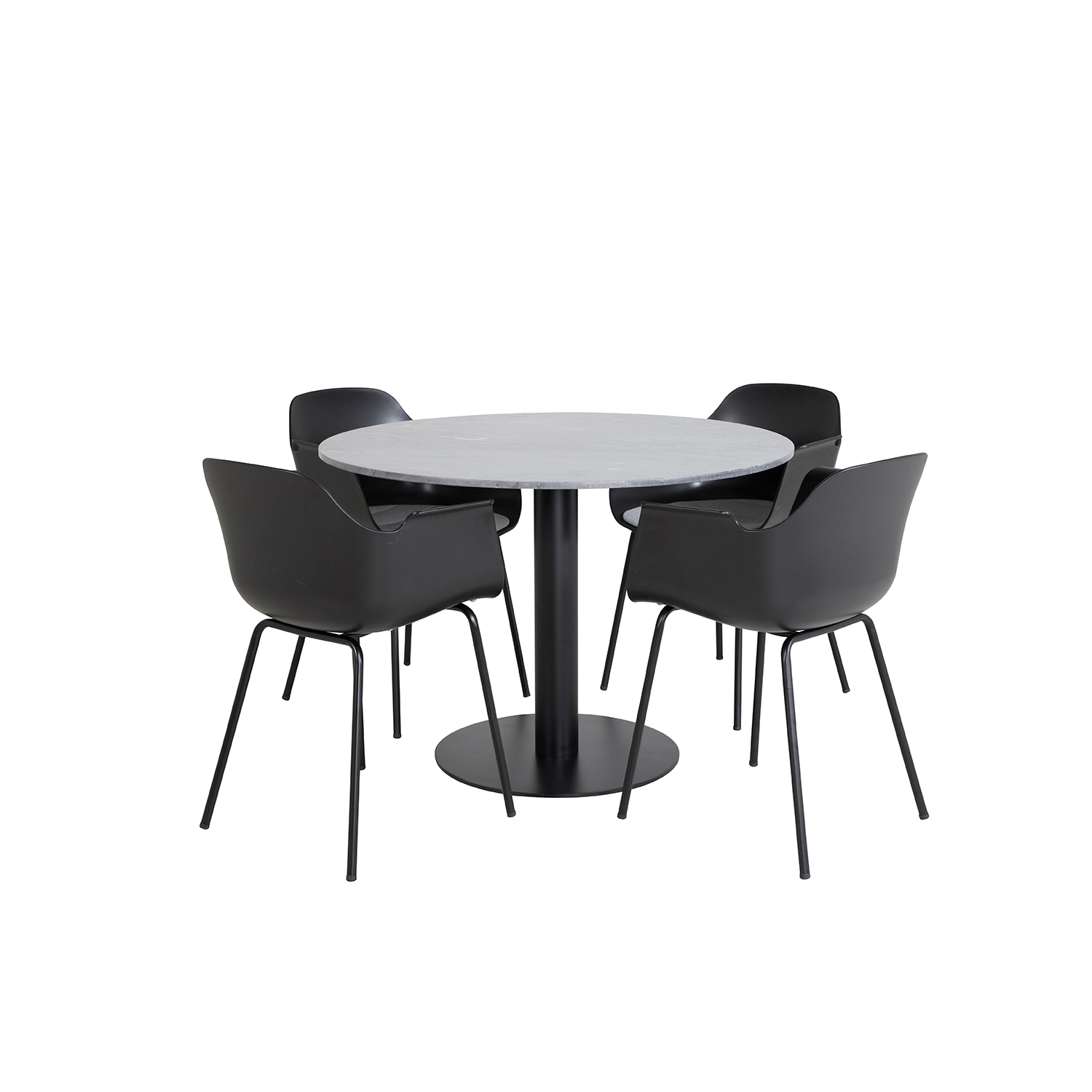 Spisegruppe Venture Home Estelle med 4 Colombine Stoler
