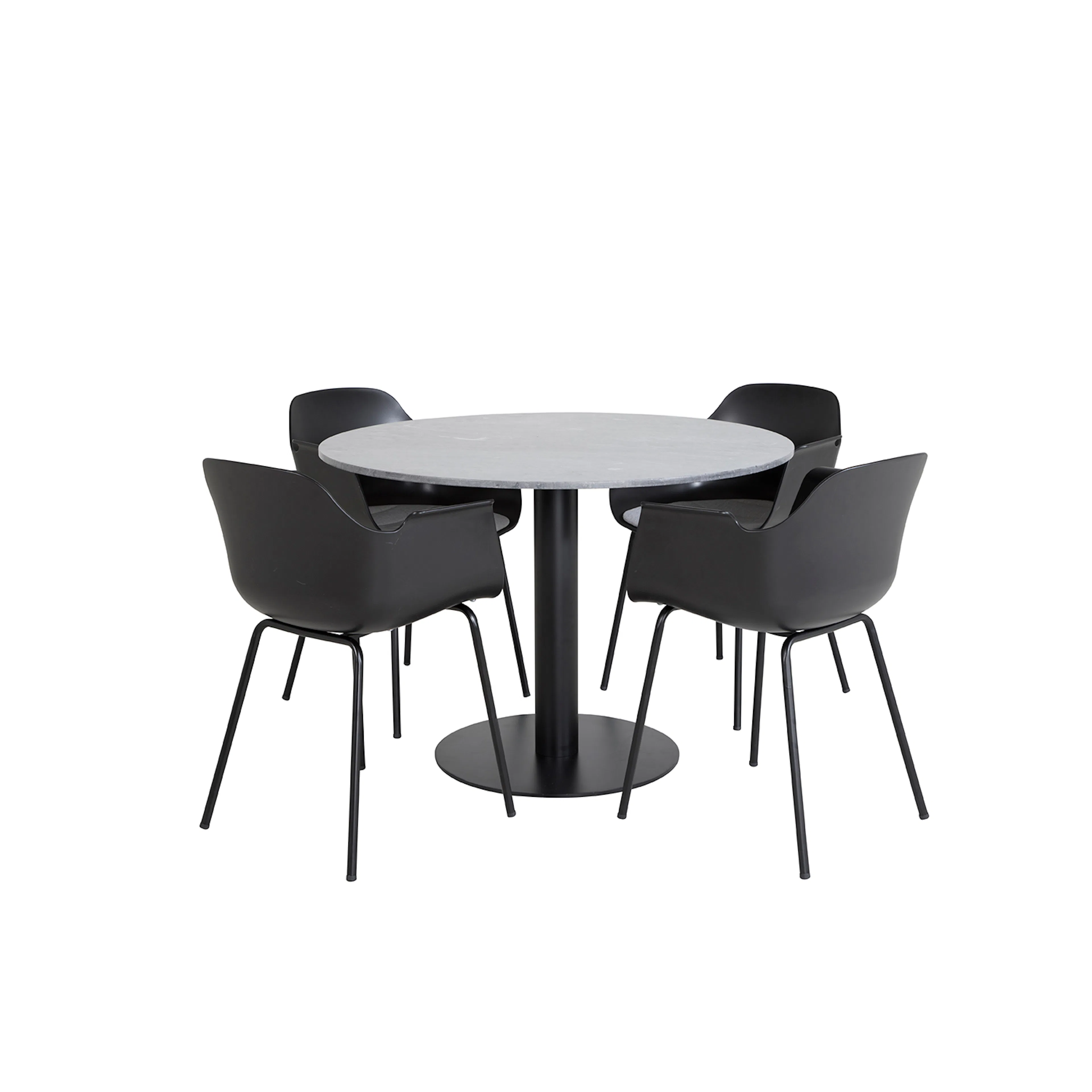 Spisegruppe Venture Home Estelle med 4 Colombine Stoler