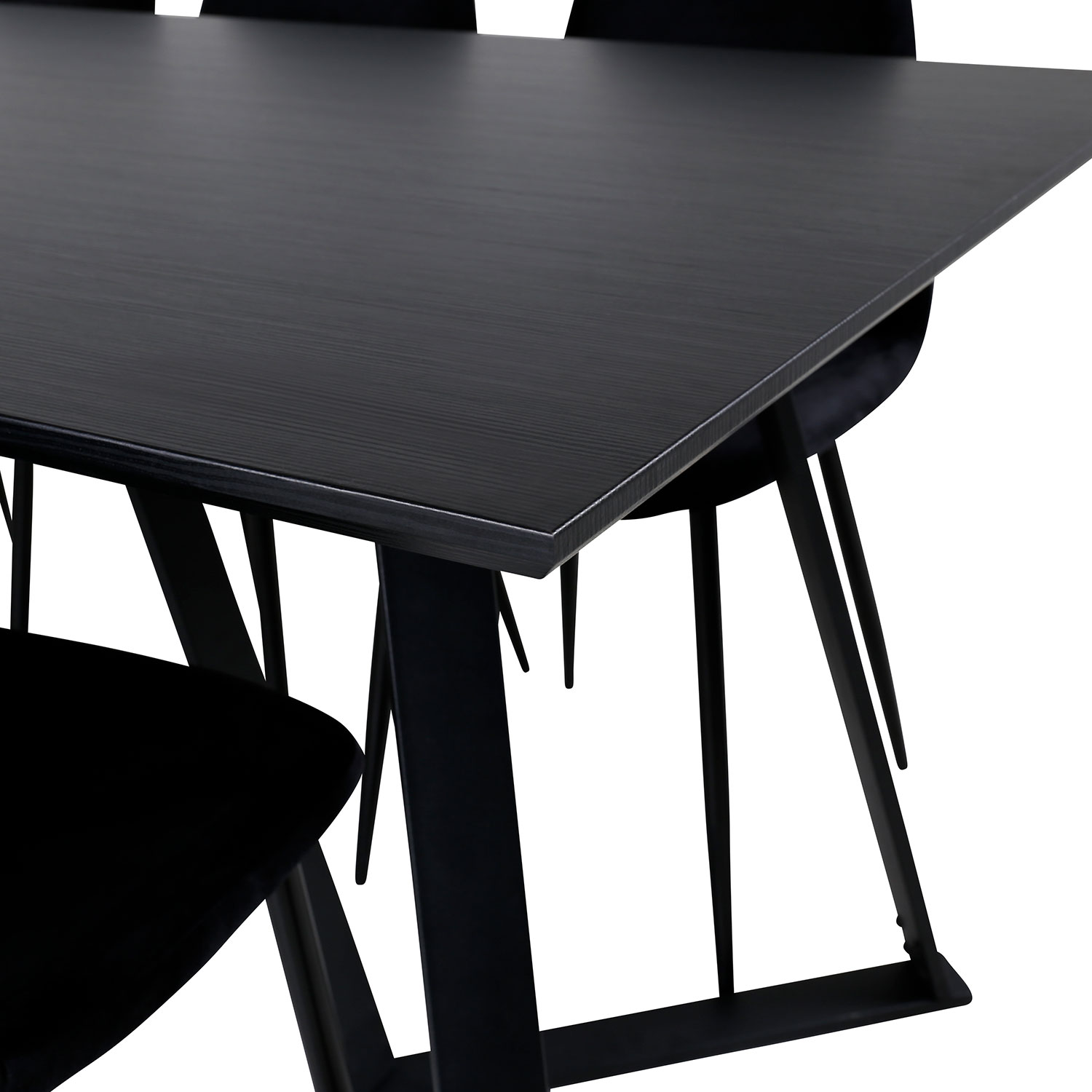 Spisegruppe Venture Home Marina med 6 Polar Velvet Stoler