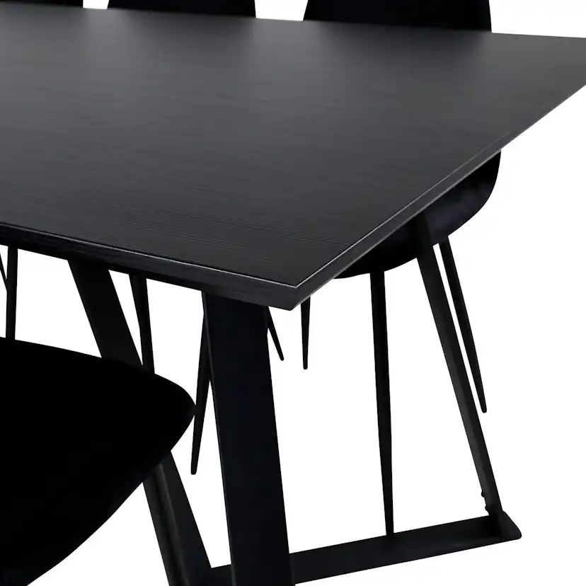 Spisegruppe Venture Home Marina med 6 Polar Velvet Stoler