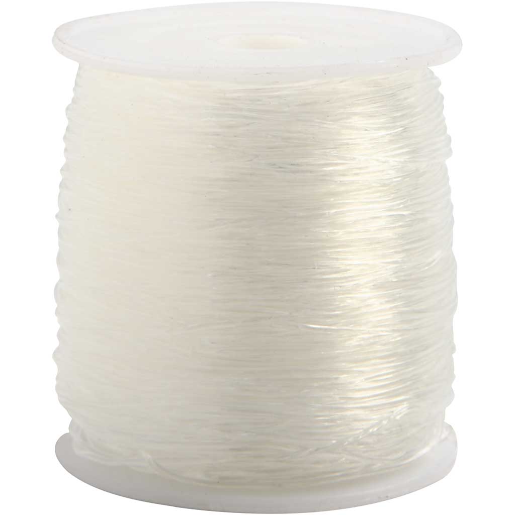 Smykketråd Creativ Company Elastisk Rund 0,8 mm