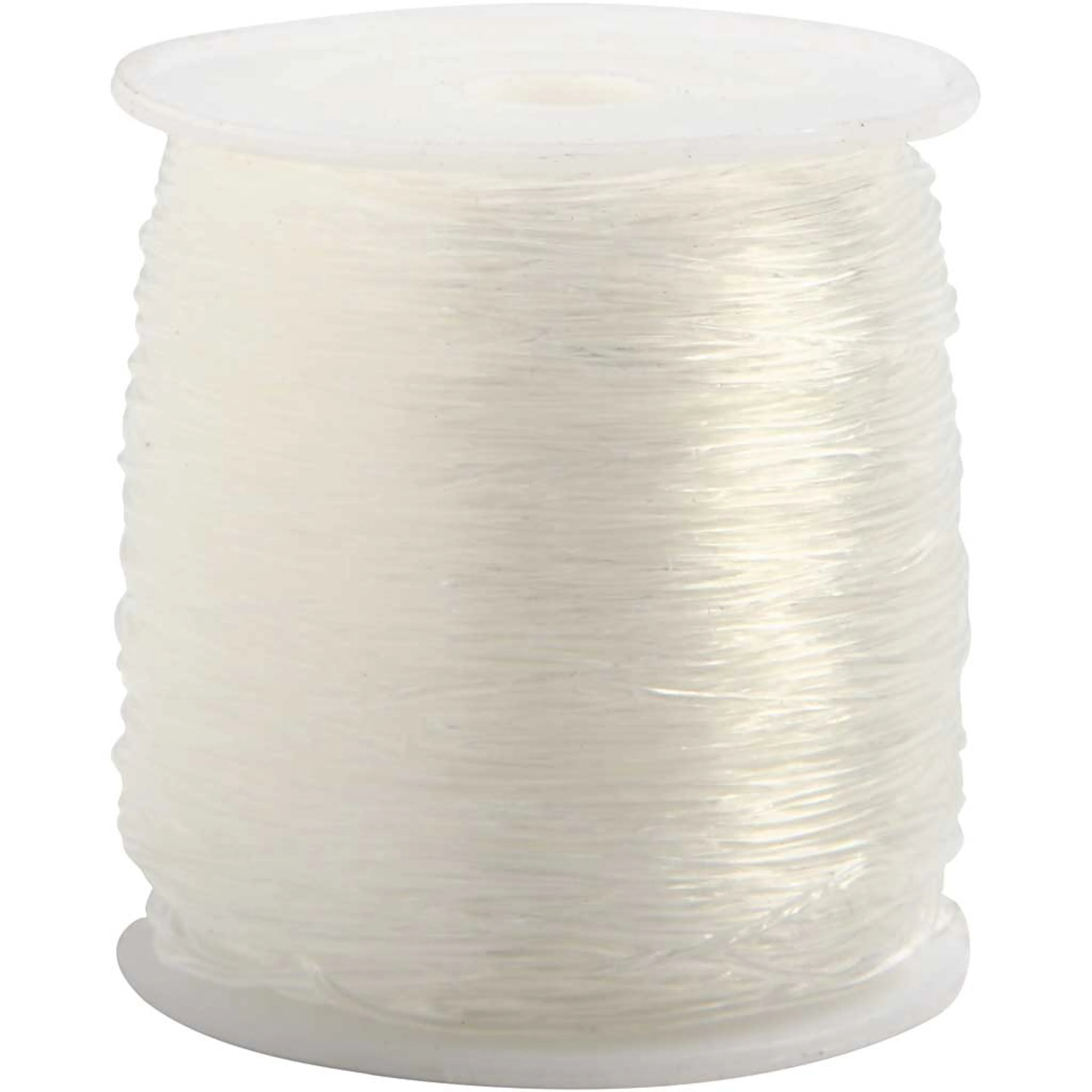 Elastisk smyckestråd, rund, tjocklek 0,8 mm, 100 m/ 1 rl. 100 m