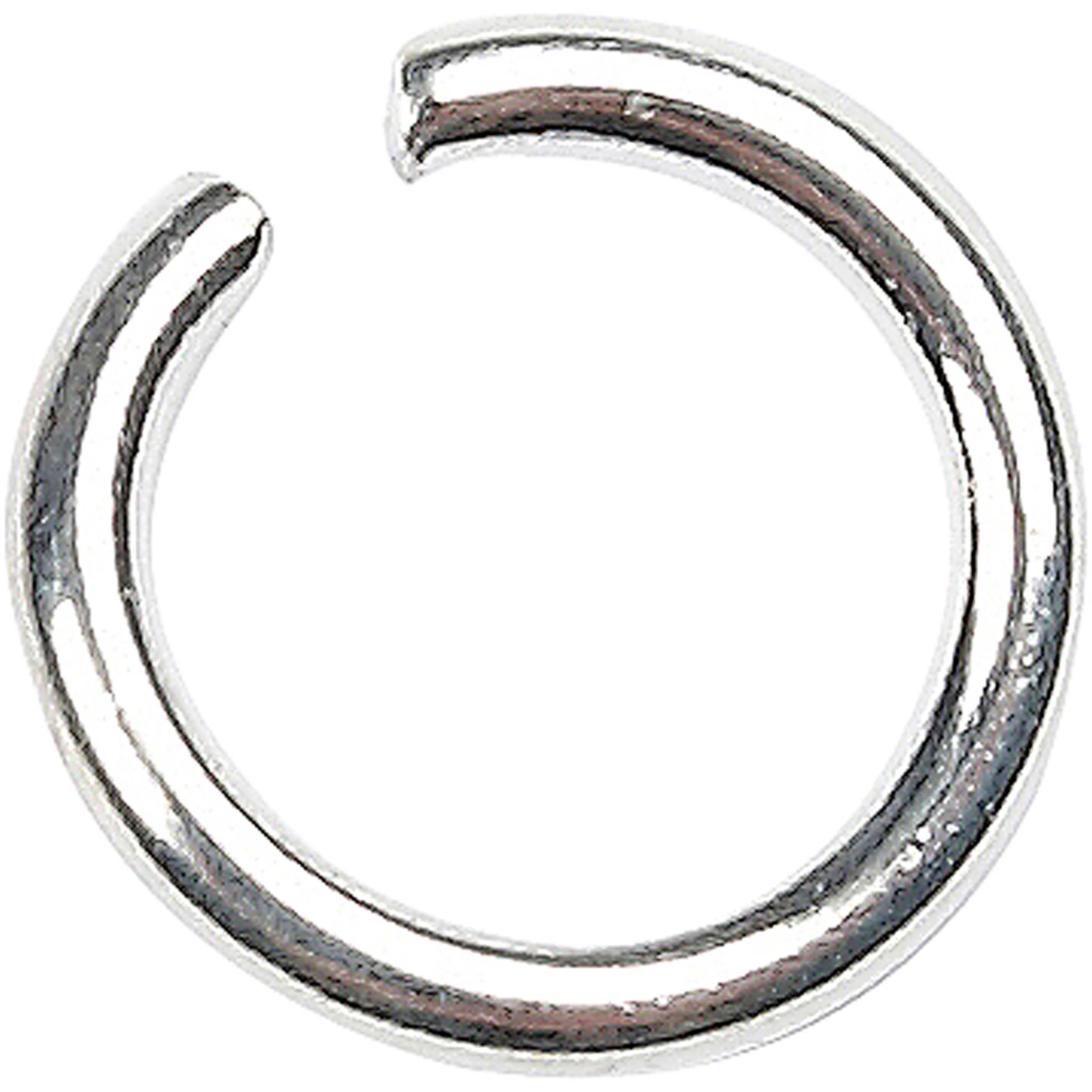 O-Ringer Creativ Company Forsølvet Str 7 mm Tykkelse 1 mm 400 Stk/1 Pk