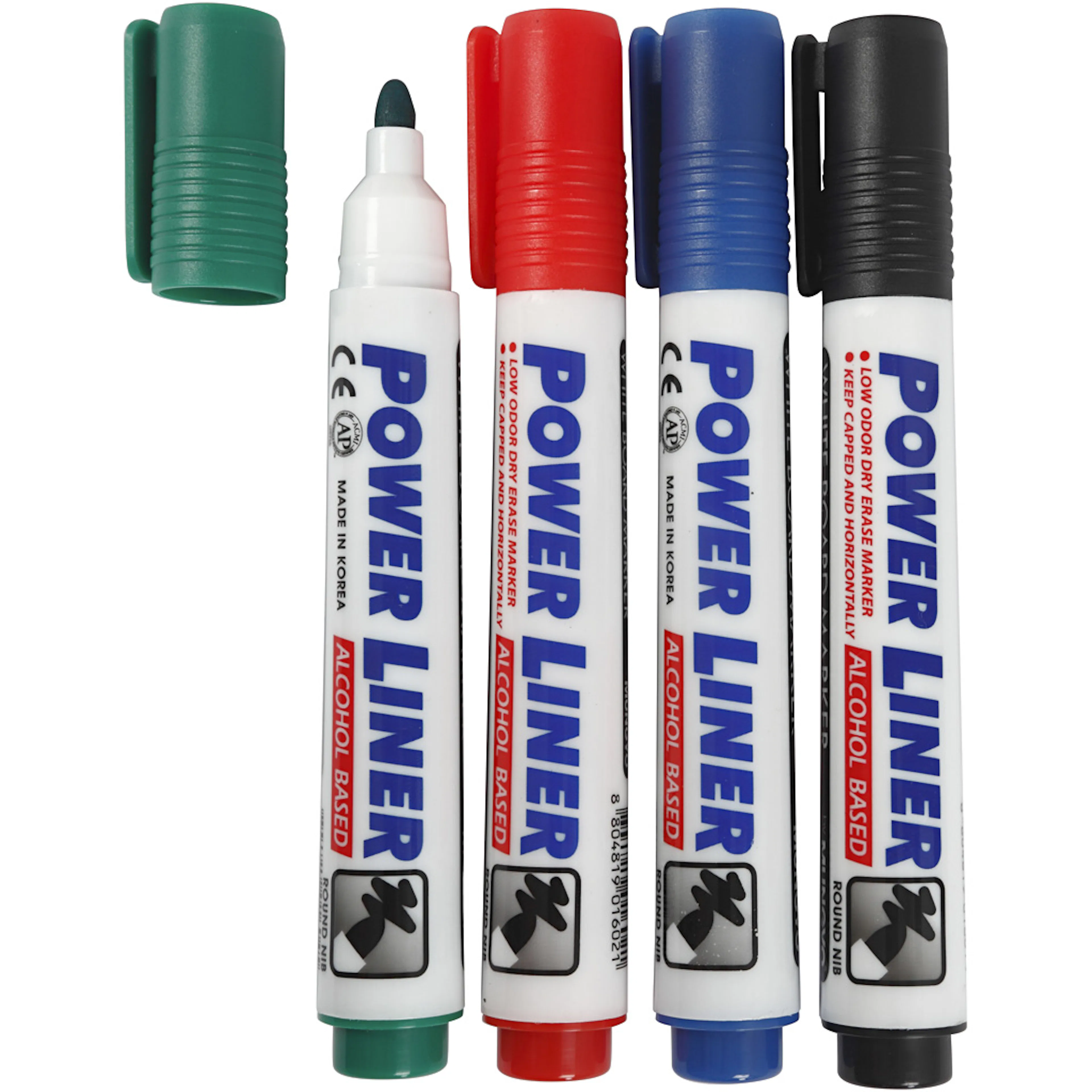 Whiteboardtusj Creativ Company Ass Farger 4 St/1 Pk