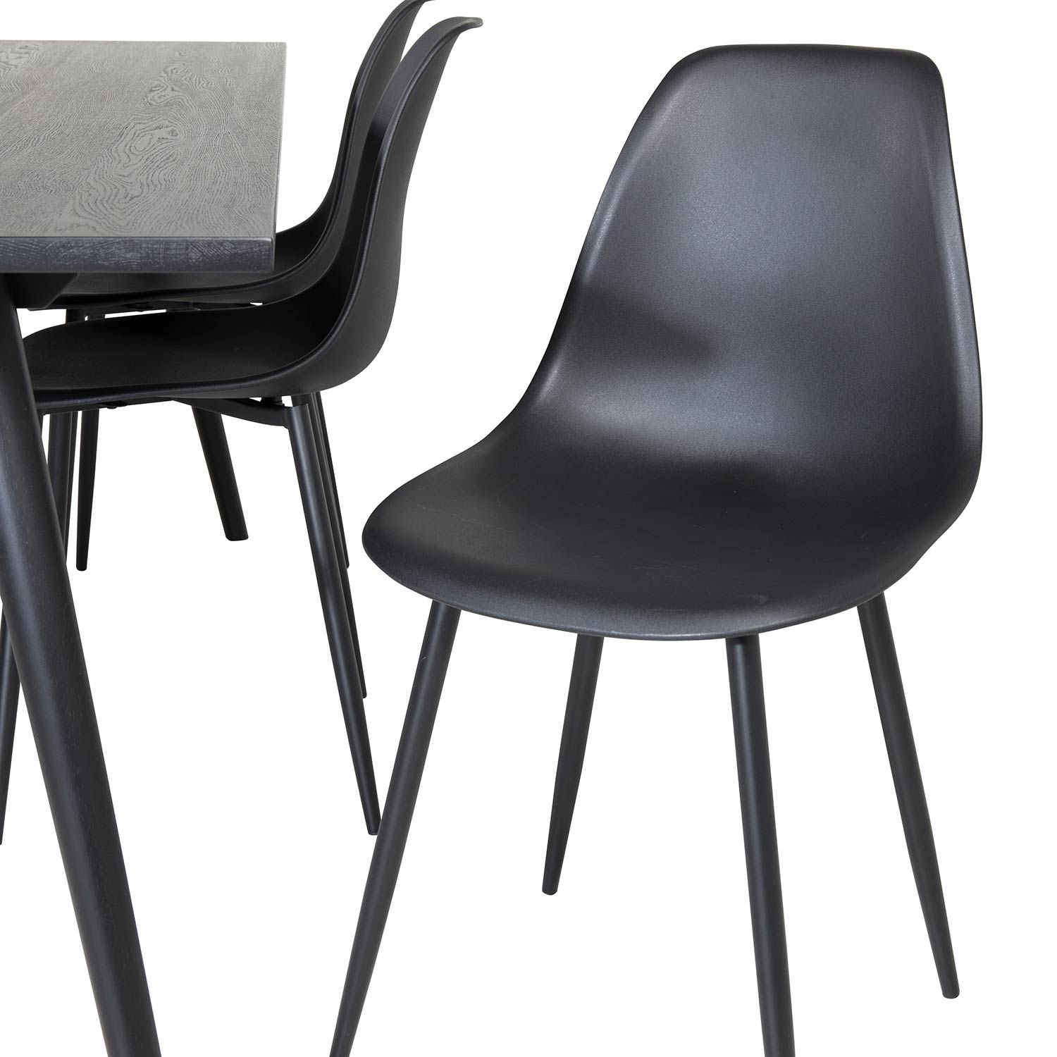 Spisegruppe Venture Home Salt med 6 Pop Stoler