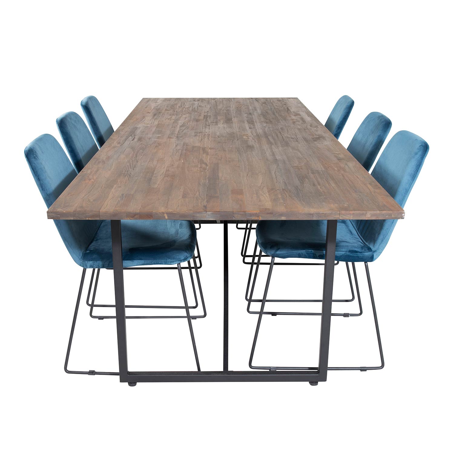 Spisegruppe Venture Home Peo med 6 Muscot Stoler