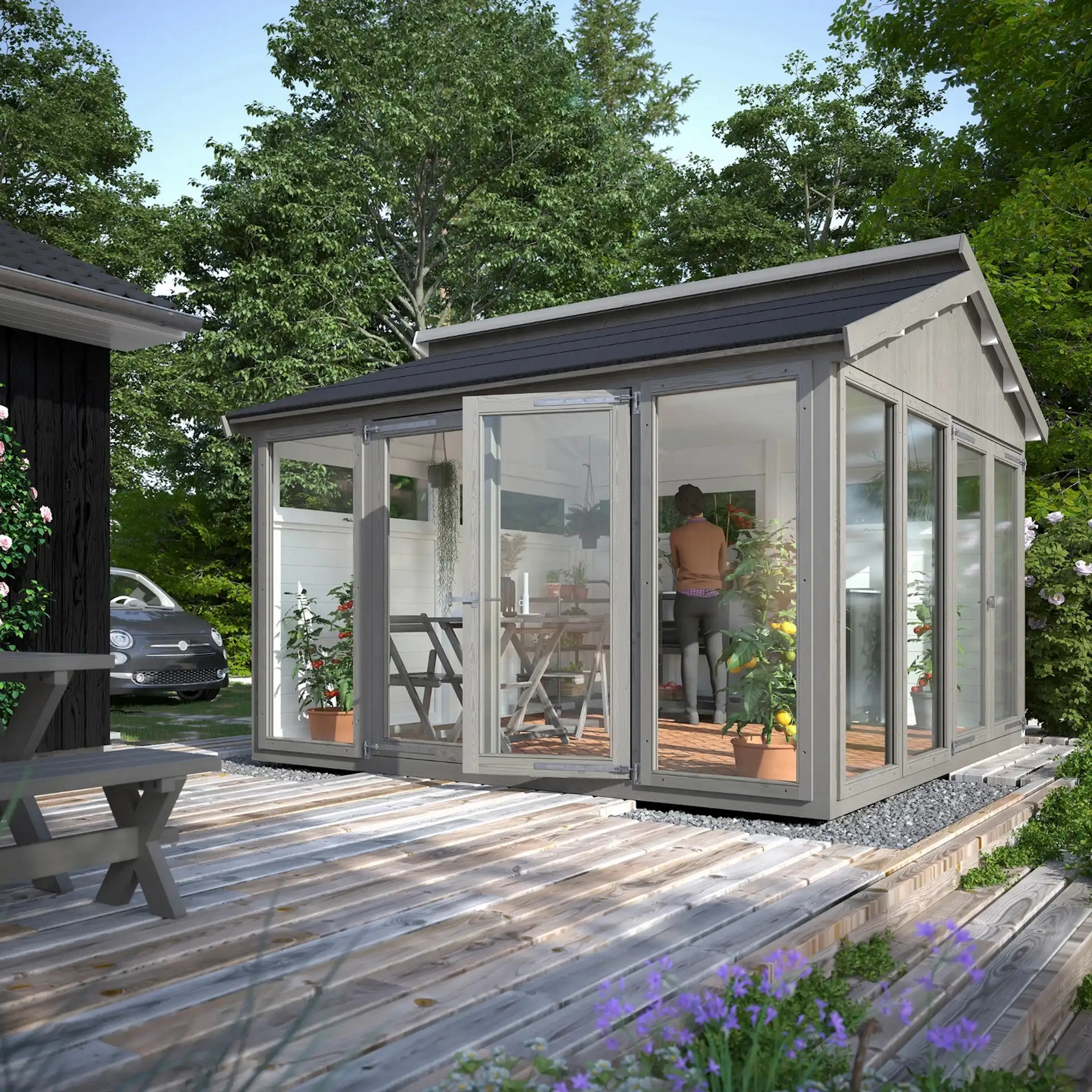 Drivhus PLUS 12,25 m2