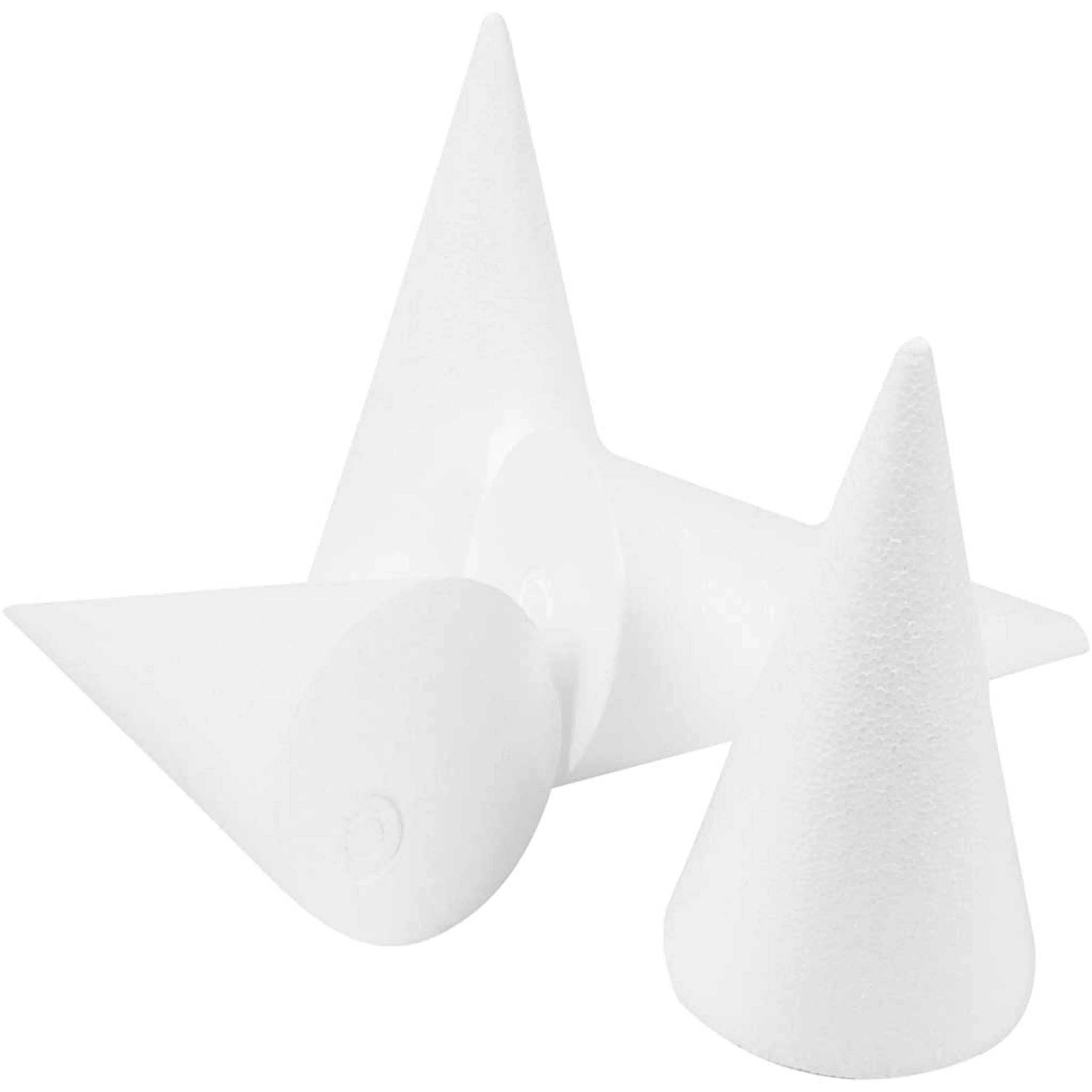 Isopor Creativ Company Kjegler Hvit 1 Pk