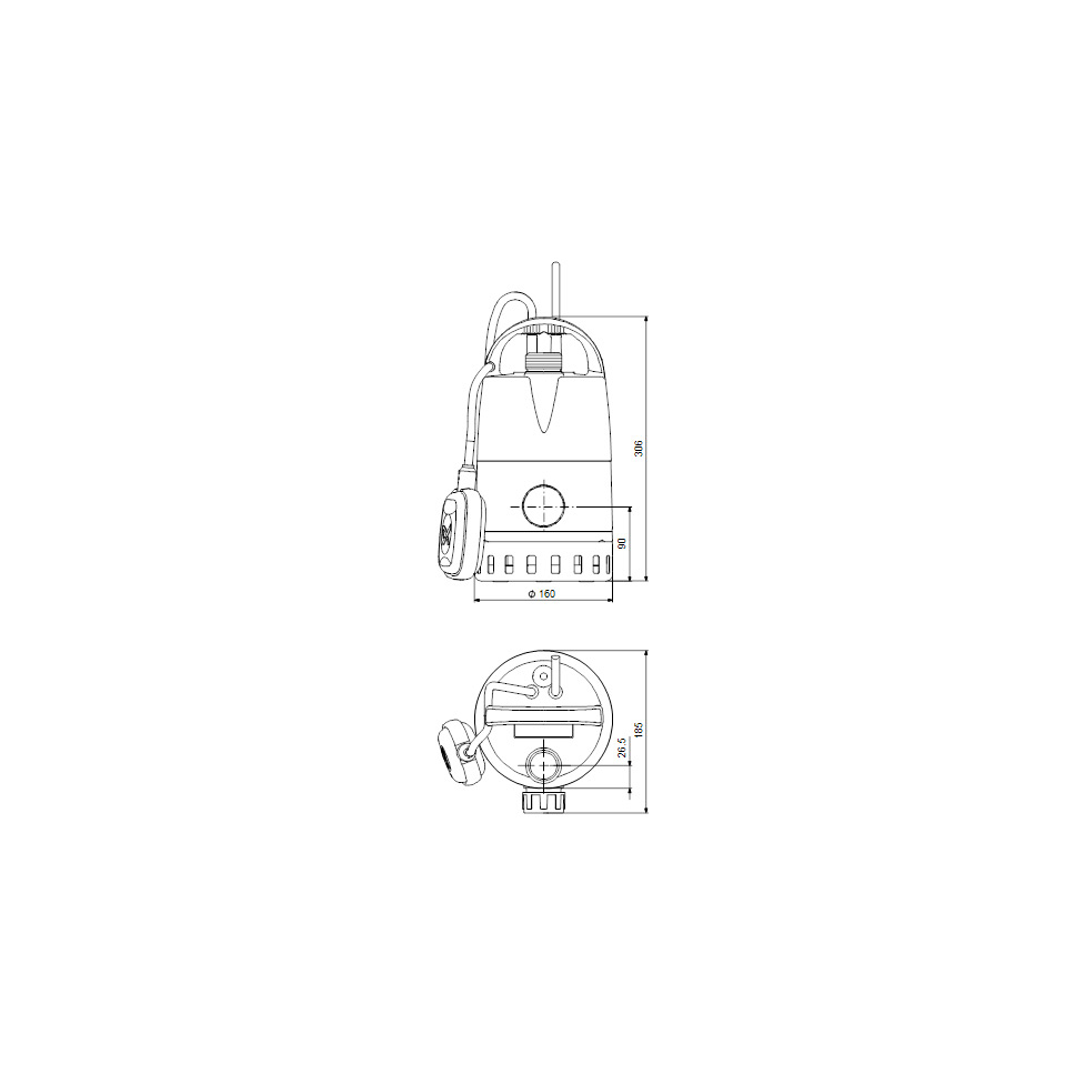 Grunnvannspumpe Grundfos Unilift CC5 - A1